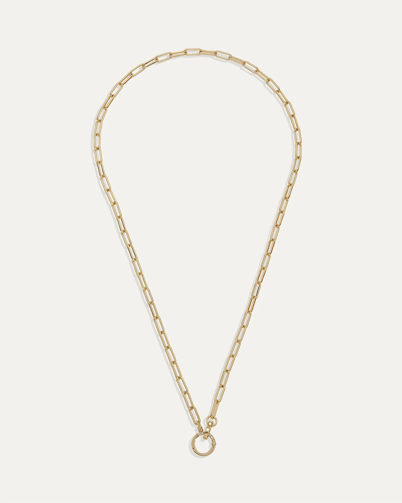 Tatum Convertible Lariat Chain Necklace in Gold or Rhodium