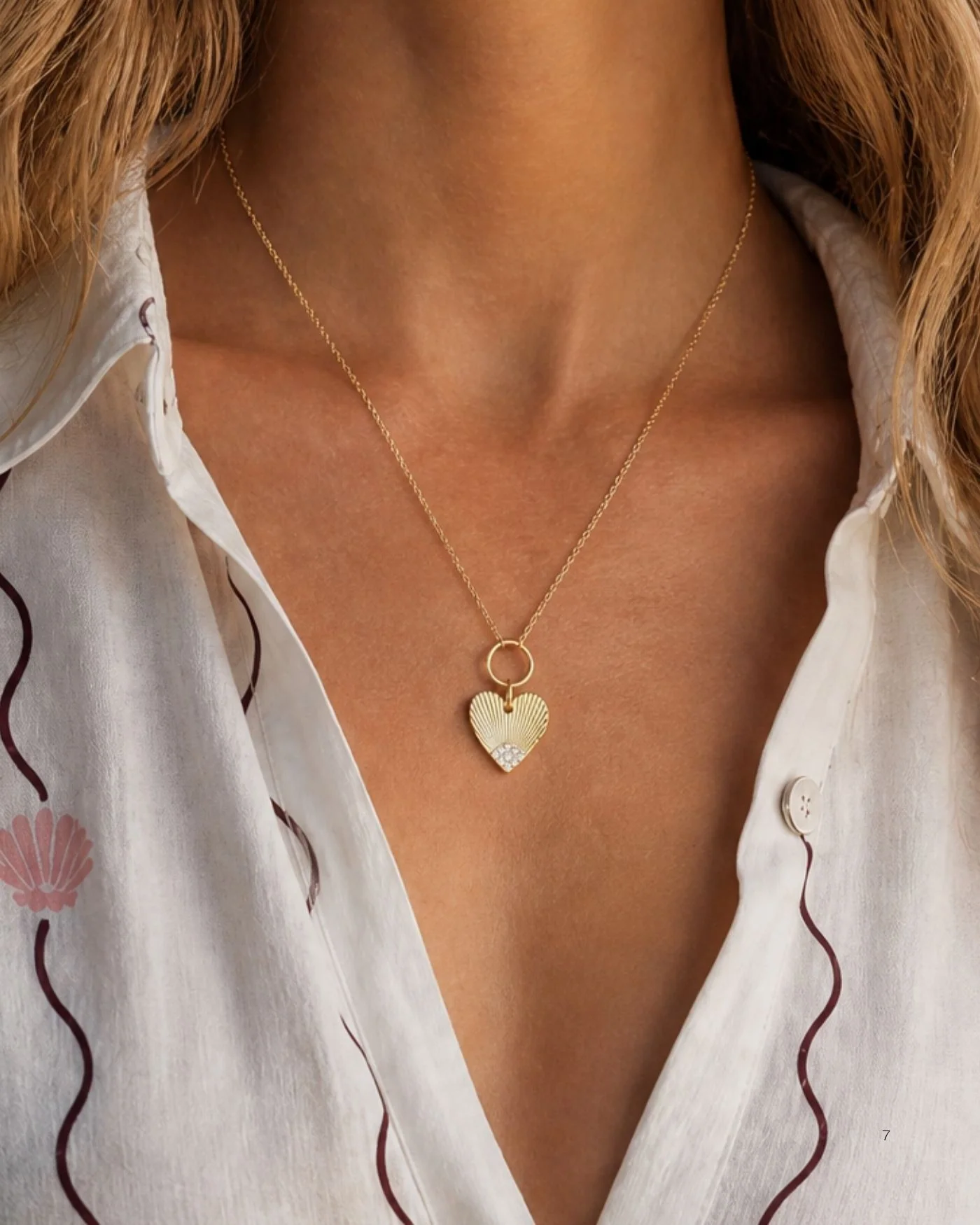 Lovestruck Heart Pendant Necklace, 16" with 3" Extender