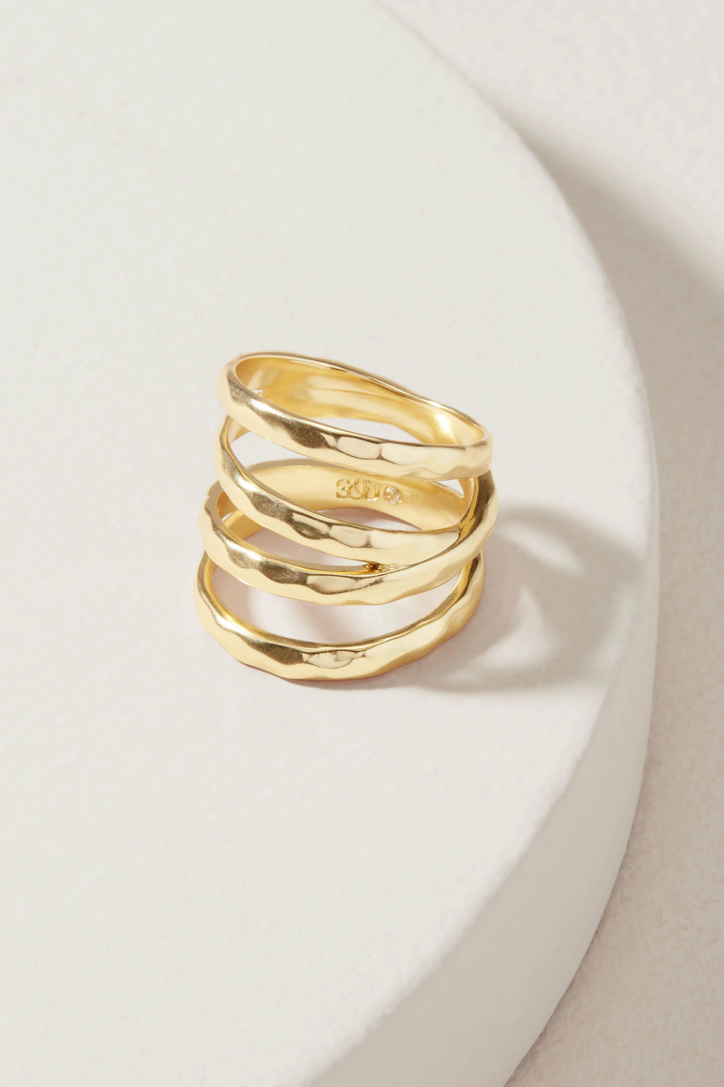 Essential Hammered Ring Offered as a Final Sale Piece