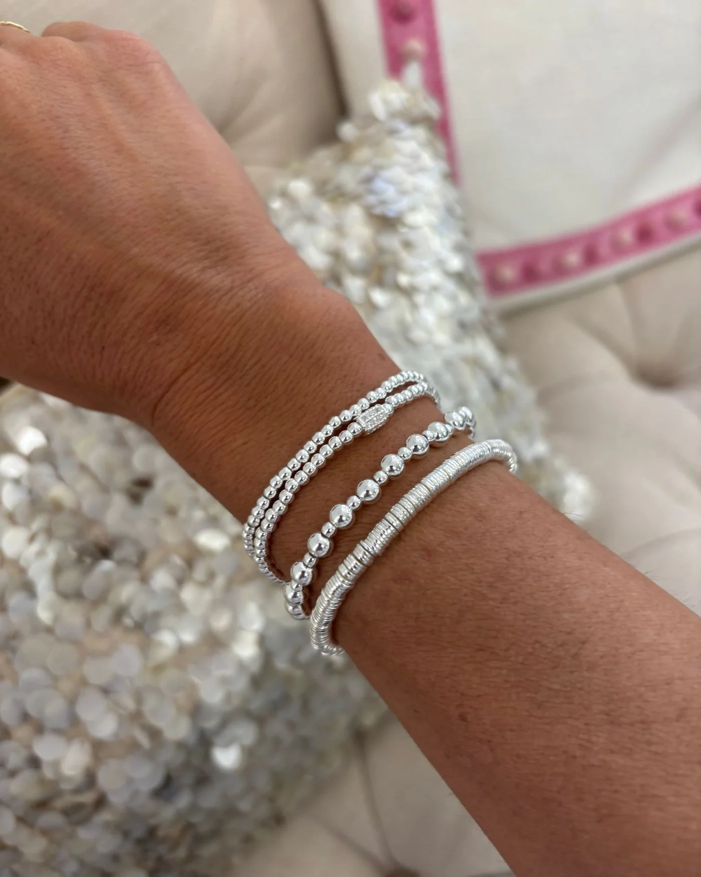 All Day 3 & 5mm Beaded Stretch Bracelet Set