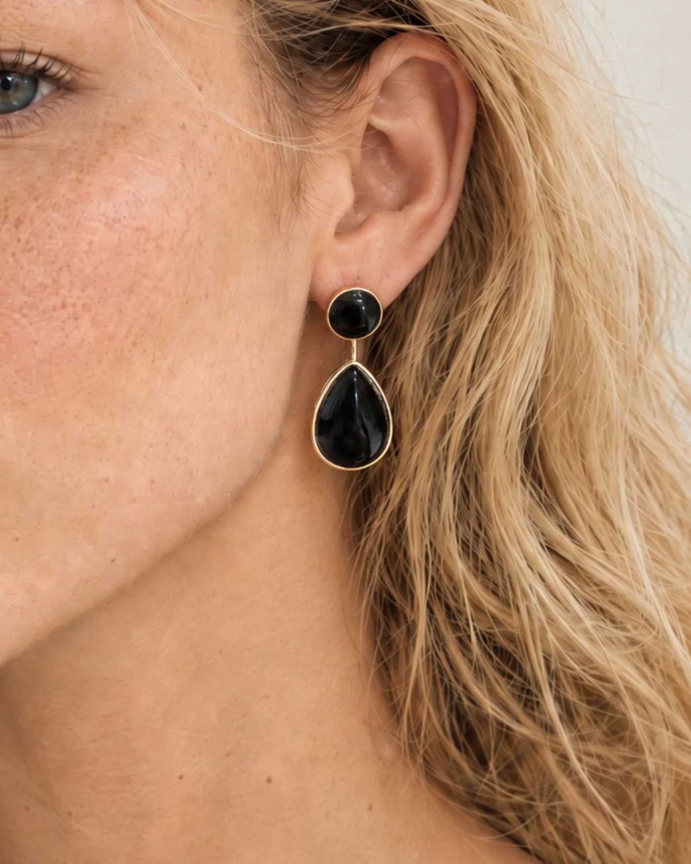 Naomie Convertible Statement Earrings in Midnight Multi, 4-in-1 Design