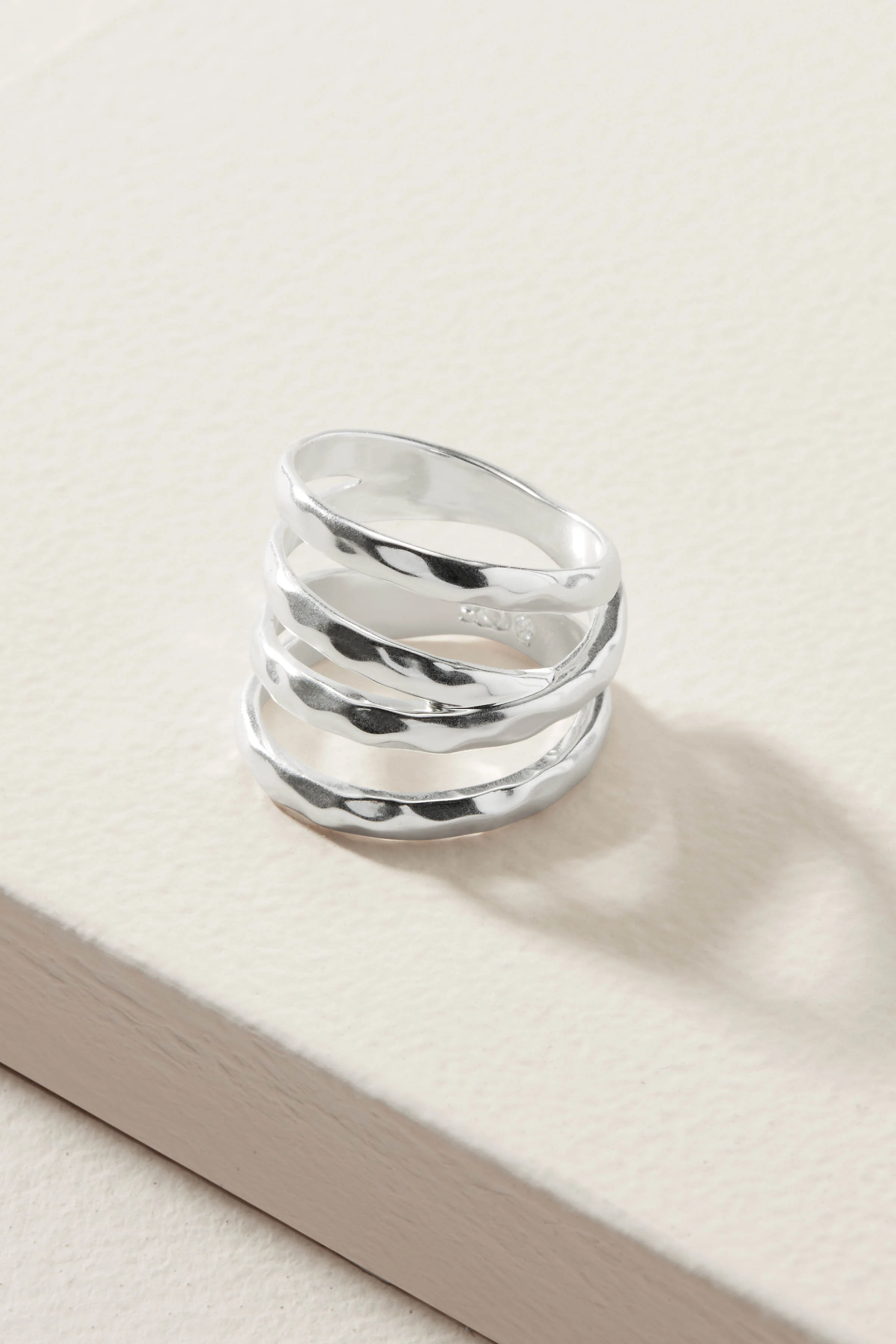 Essential Hammered Ring Offered as a Final Sale Piece