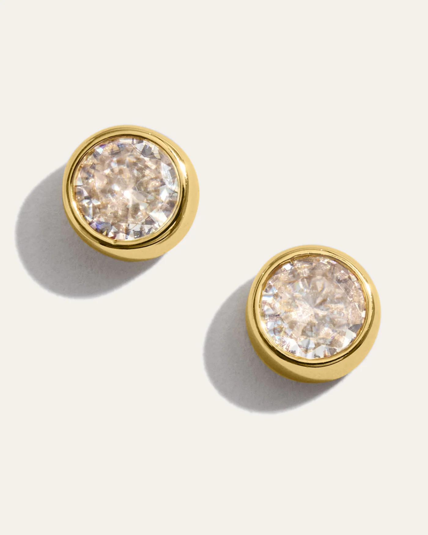 Selena Convertible Bezel Stud 2-in-1 Dangle Earring