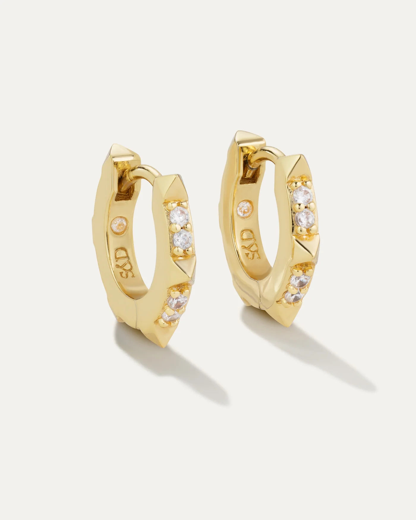 Charlotte Renegade Huggie Hoop Earrings, 1/2 Inch