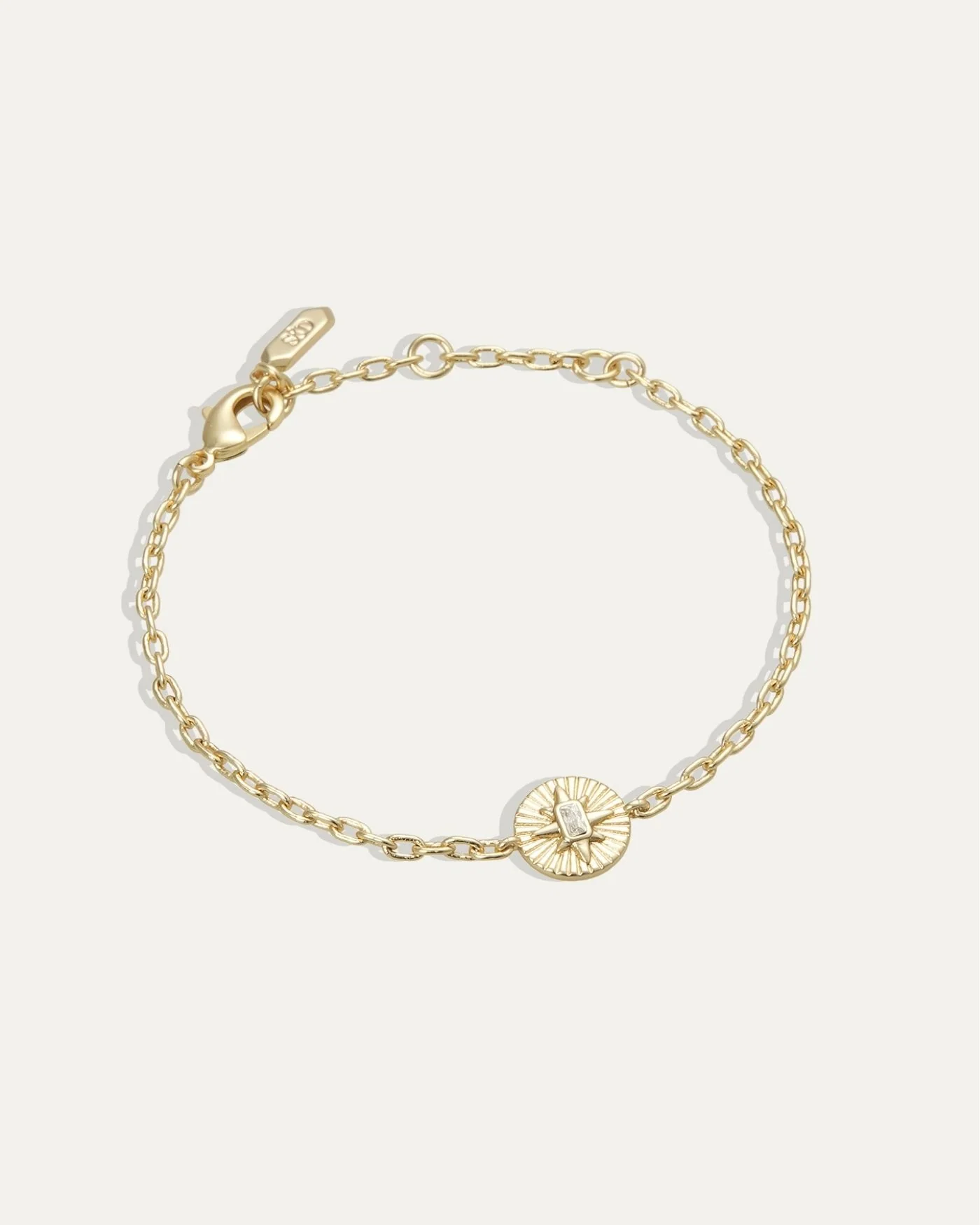 North Star Bracelet in 12k Gold-Plated Brass