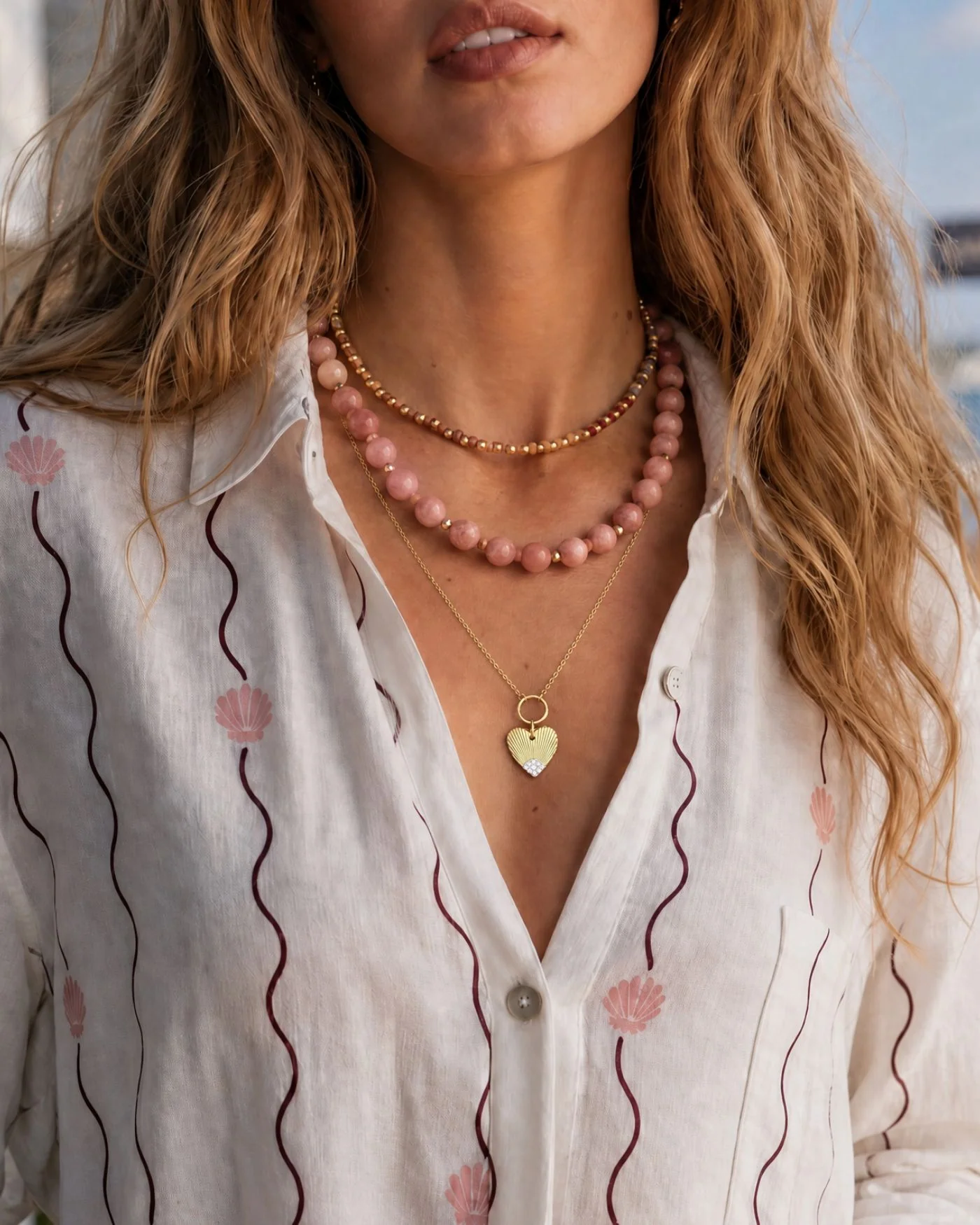 Lovestruck Heart Pendant Necklace, 16" with 3" Extender