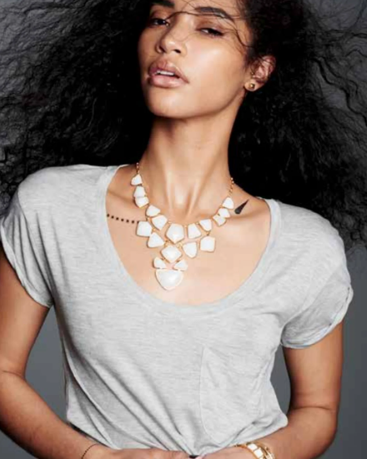 Mosaic Statement Necklace