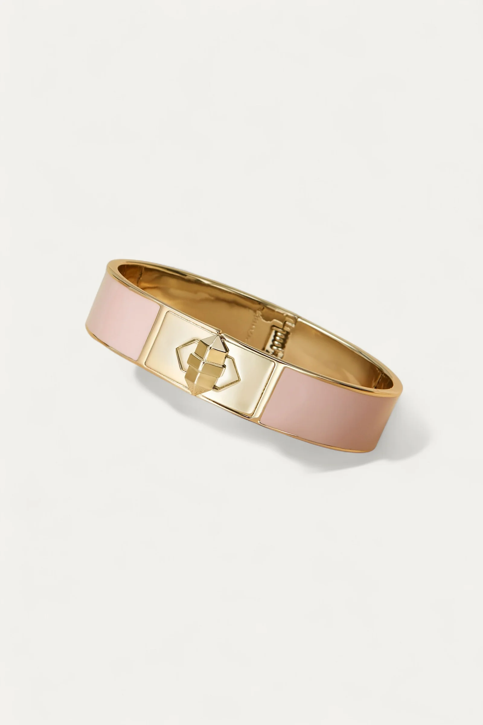 Rebel Bangle in Blush with Blush Enamel and Gold-Tone Frame