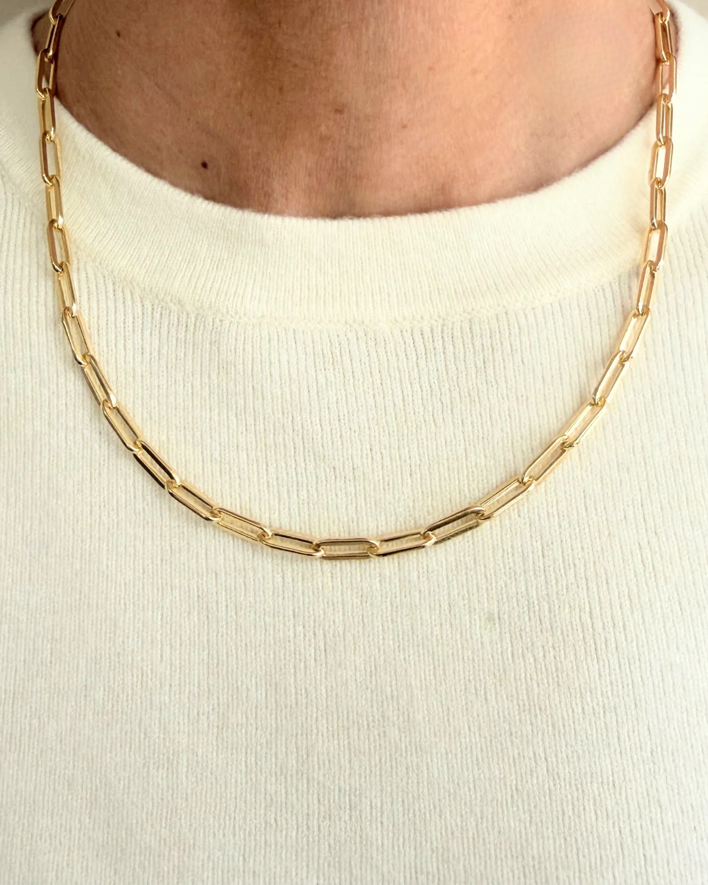 Baby Jane Pavé Lariat Convertible Chain with Simulated Diamond Clasp