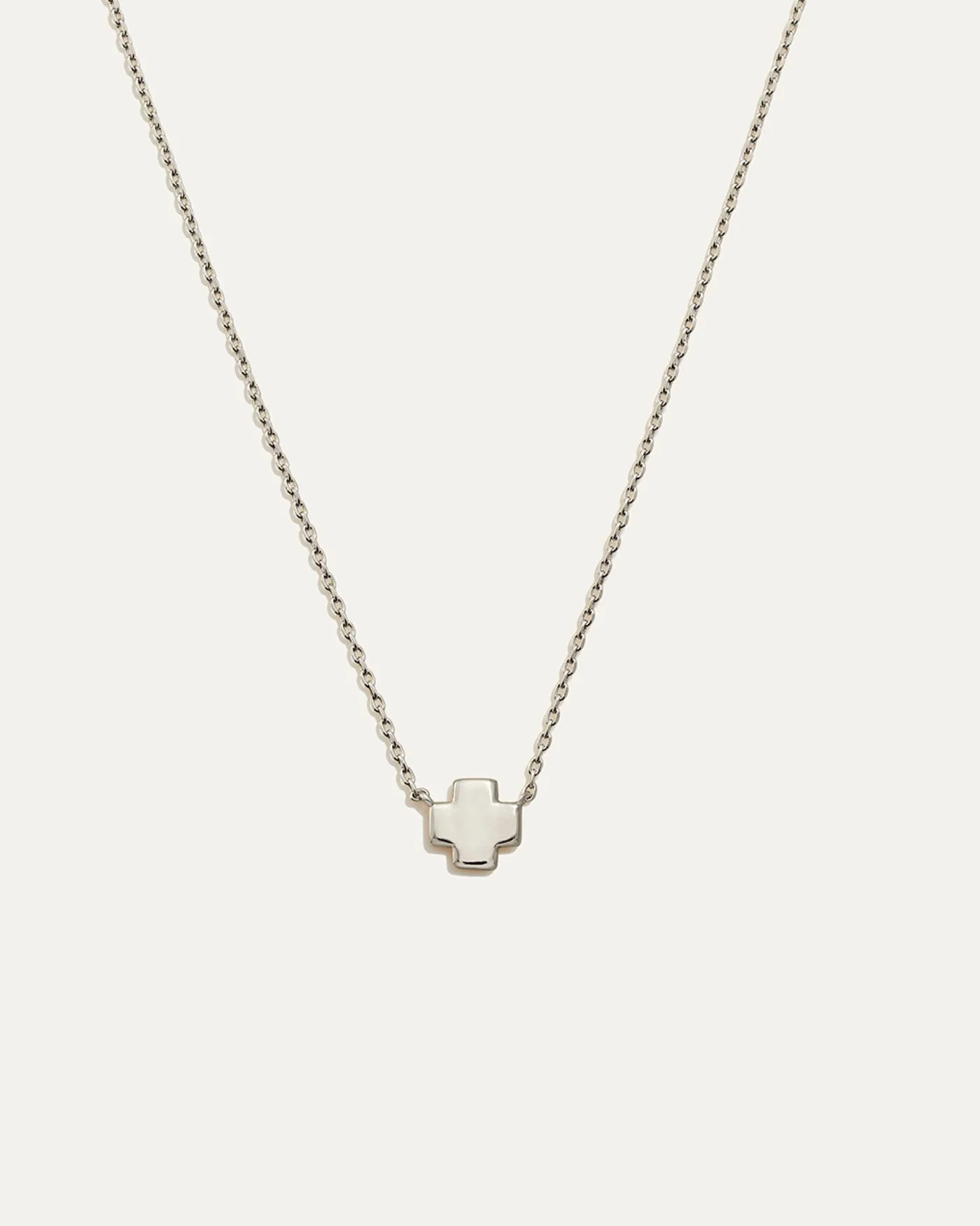 Delicate Adjustable Cross Necklace in Silver or Gold