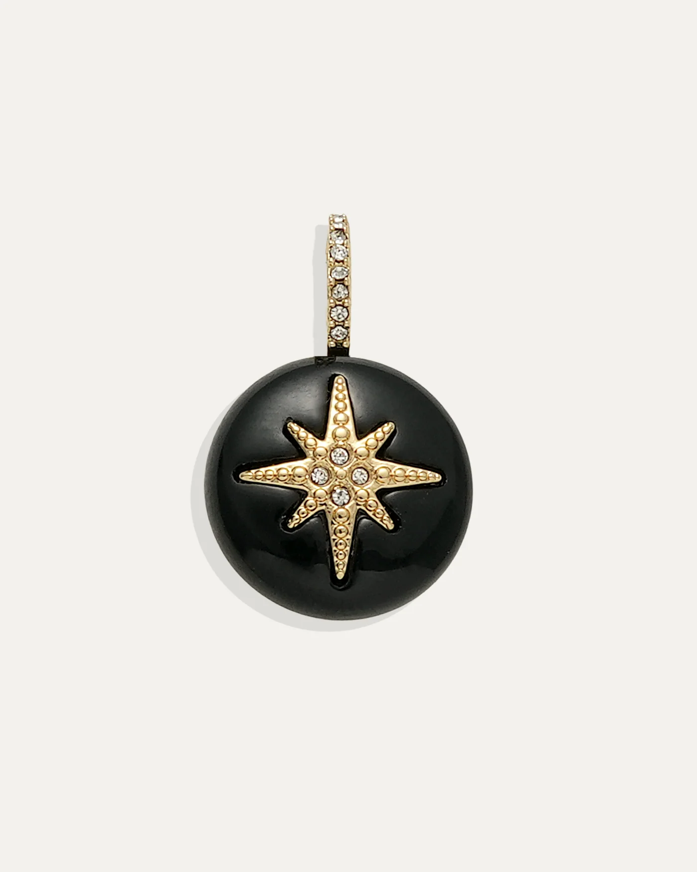 Northstar Charm in Midnight with Reconstituted Black Onyx