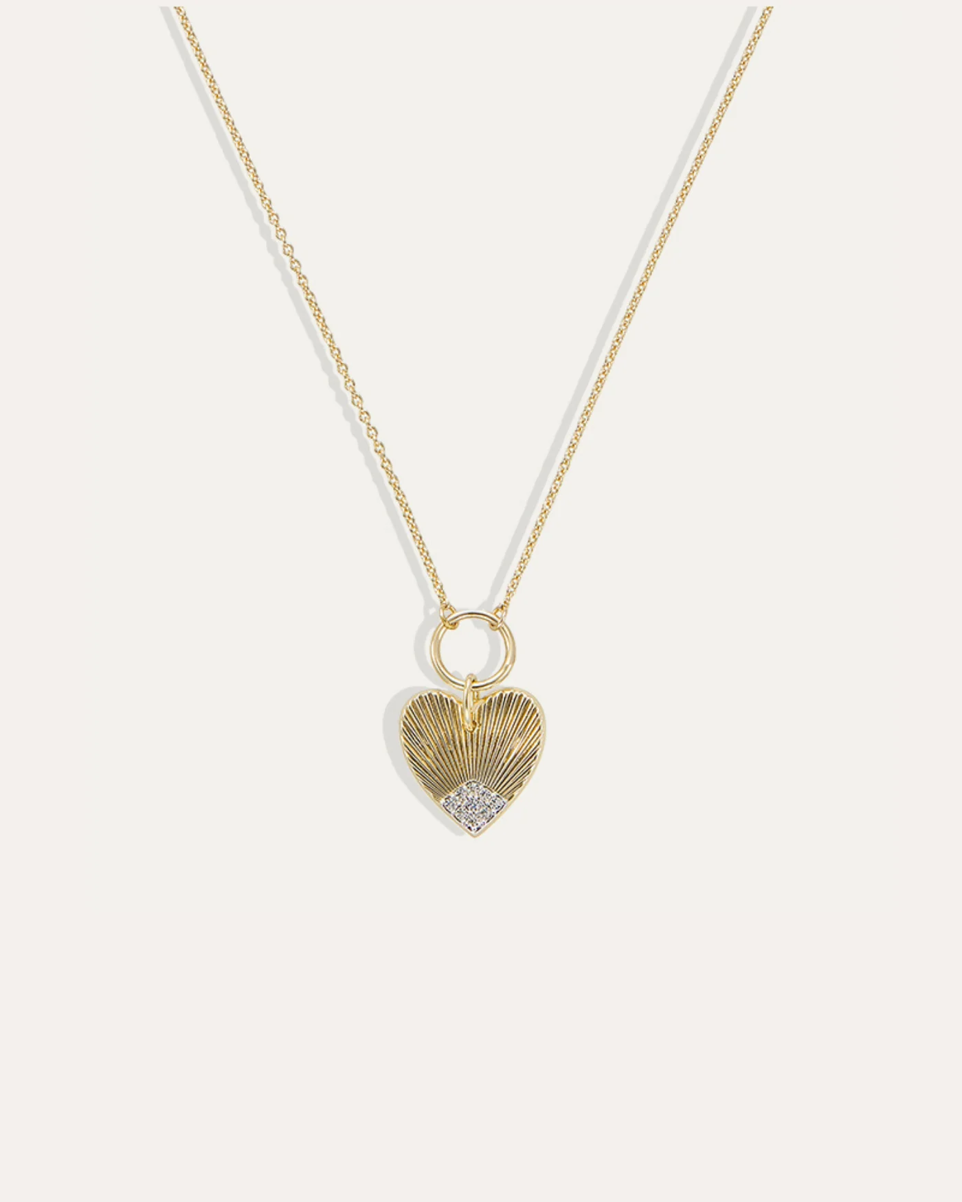 Lovestruck Heart Pendant Necklace, 16" with 3" Extender