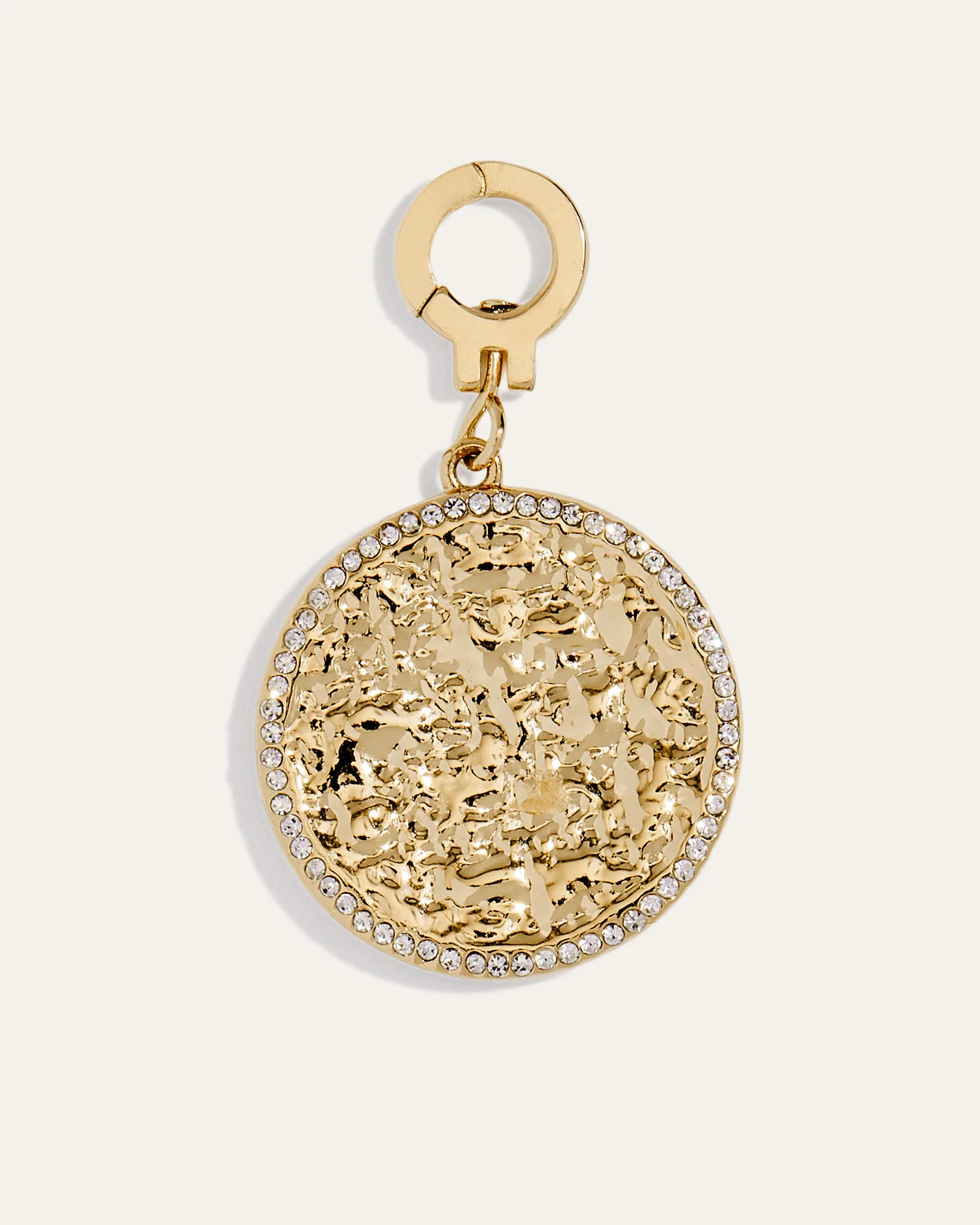 Tatum Celestial Disc Anhänger Wendebar mit Pavé Mond und Stern