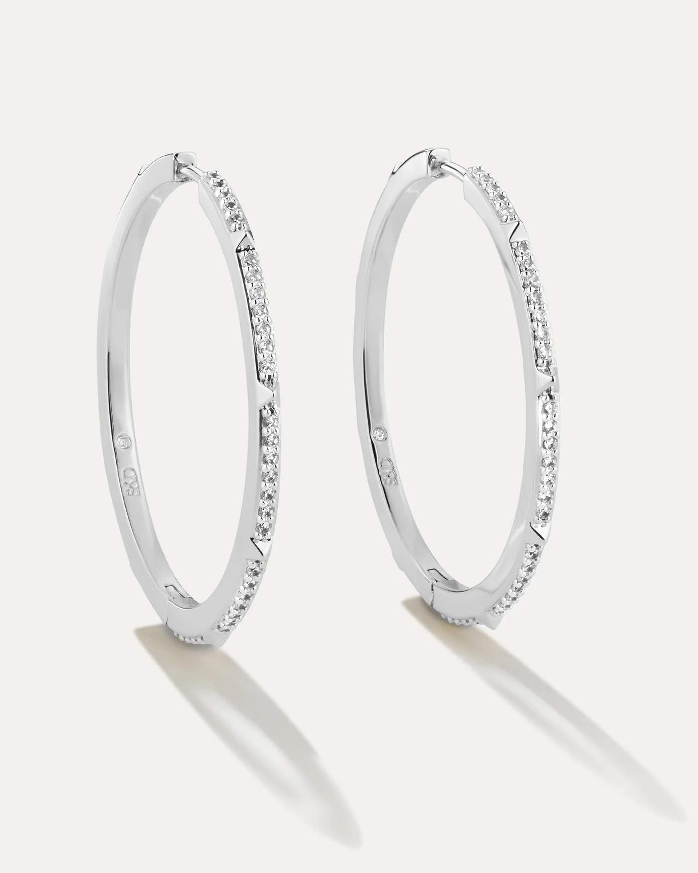 Charlotte Renegade Hoop Earrings in the Largest Size, 1.5 Inch