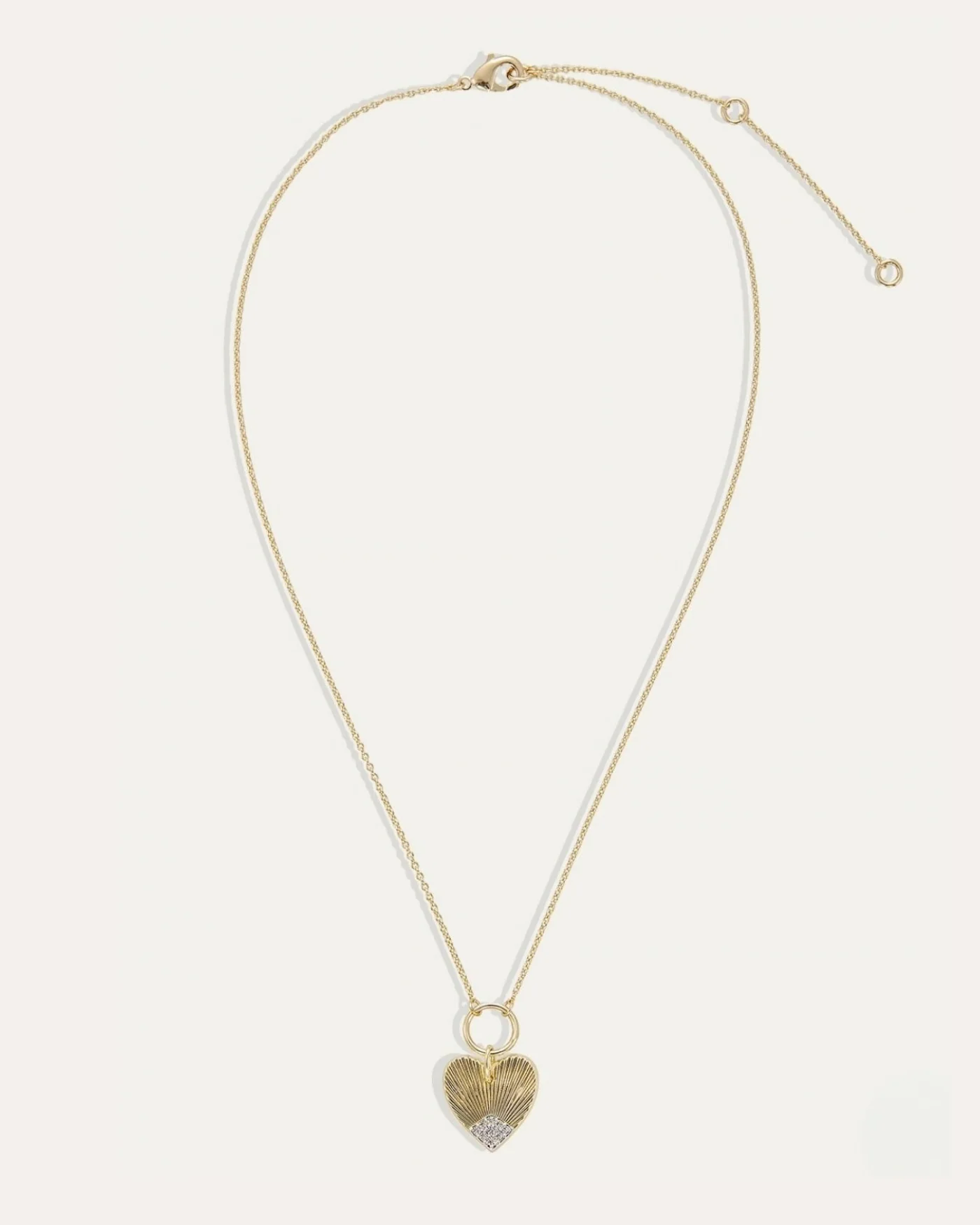 Lovestruck Heart Pendant Necklace, 16" with 3" Extender